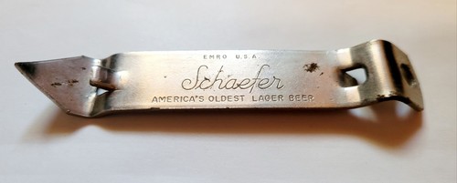 Schafer lager beer bottle can - beer,